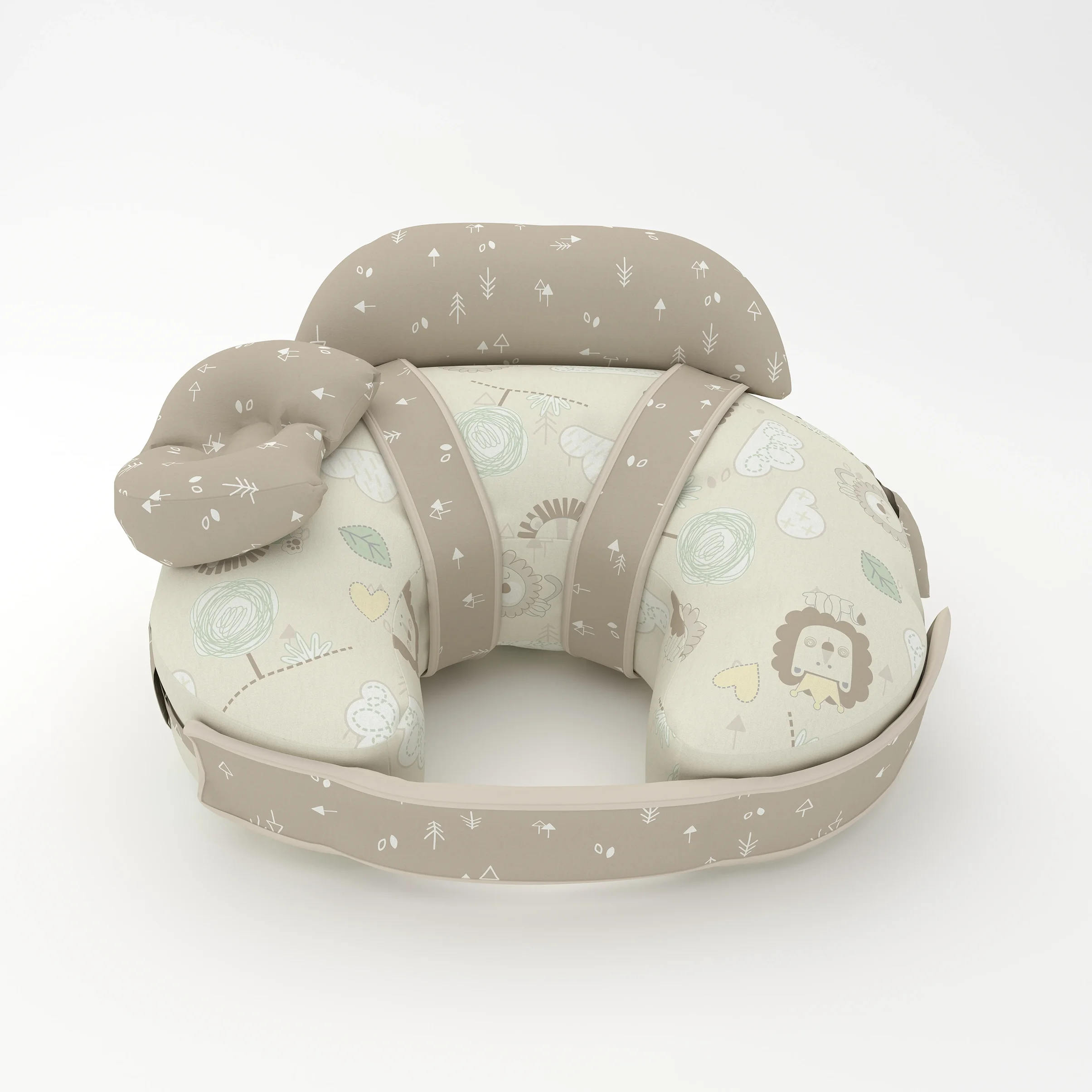 بالش بارداری دو منظوره c مدل  Lion Cubs